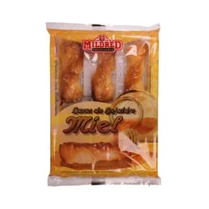 MILDRED Lazos de hojaldre con miel 225 gr, 6 uds.