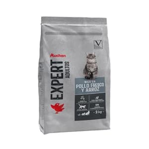 PRODUCTO ALCAMPO Alimento de gato pollo y arroz 3 kg.