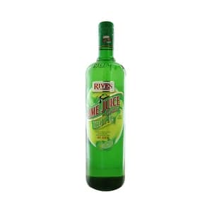 LIME JUICE TROPIC RIVES Bebida refrescante de lima botella de 1 litro