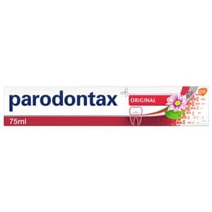 PARODONTAX Pasta de dientes con flúor que ayuda a detener el sangrado de las encías PARODONTAX 75 ml.