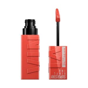 MAYBELLINE Superstay vinyl ink tono 125 Keen Lápiz de labios en tinta líquida con acabado efecto vinilo.