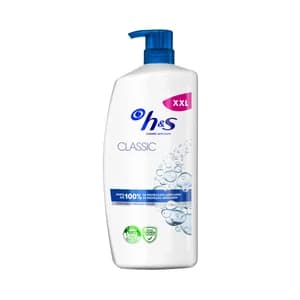 H&S Champú anticaspa de uso diario con micro bioma protect H&S Classic 1 l.