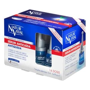 NATUR VITAL Sérum anticaída que aumenta la densidad capilar NATUR VITAL 7 x 12 ml.