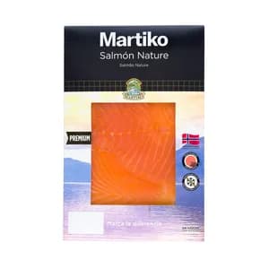 MARTIKO Salmón Nature sin ahumar y sin azúcares añadidos 80 g.