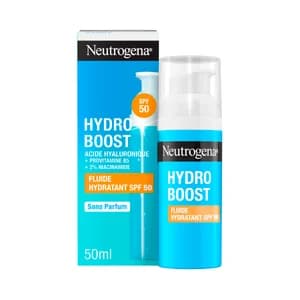 NEUTRÓGENA Hydro boost Crema facial hidratante sin perfume y con FPS 50 (muy alto) 50 ml.