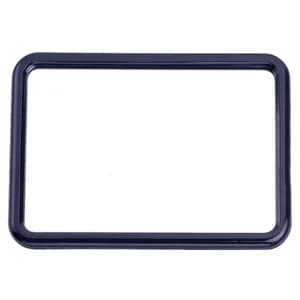 BETER Espejo rectangular de 14x19 cm, con soporte abatible y marco de plástico.