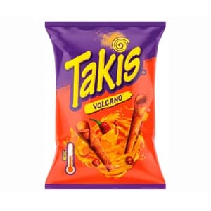 TAKIS Rollitos de maíz crujientes de queso picante 130 g.