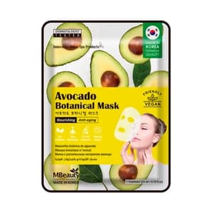 MBEAUTY Mascarilla facial botánica nutritiva con aguacate MBEAUTY.