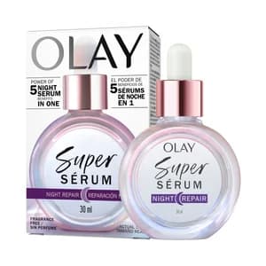 OLAY Super sérum sin perfume, reparador de noche 30 ml.