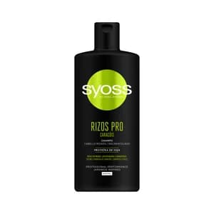 SYOSS Champú hidratante para cabellos ondulados o rizados SYOSS Rizos pro 440 ml.