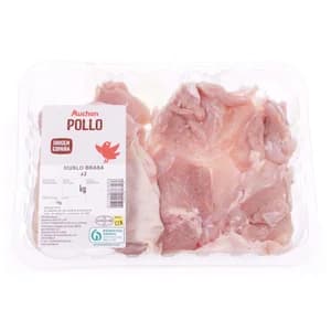 AUCHAN Muslos de pollo para brasa x2. Producto Alcampo