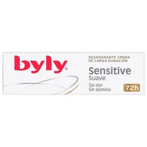 BYLY Sensitive Desodorante en crema de larga duración para mujer sin olor y sin aluminio 25 ml.