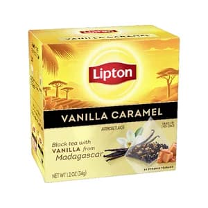 LIPTON Té de vainilla y caramelo 20 uds. de 1,7 g,
