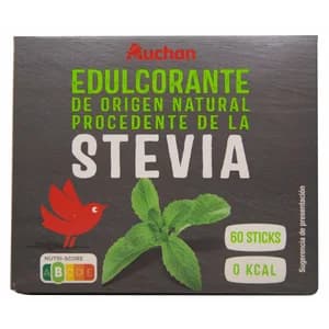 PRODUCTO ALCAMPO Palitos de estevia 60 uds.