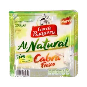 GARCÍA BAQUERO Queso cabra tierno, sin gluten GARCÍA BAQUERO 250 g.