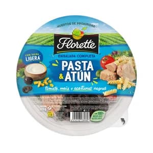 FLORETTE Ensalada completa de pasta y atún 325 g.
