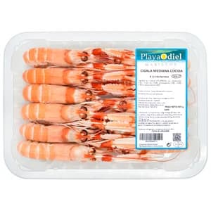 PLAYA ODIEL Cigala cocida mediana caja de 400 g.