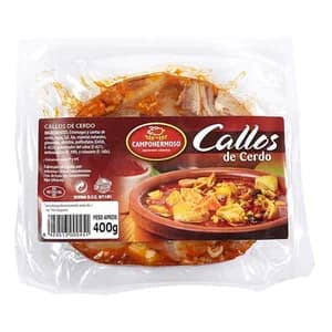 CAMPOHERMOSO Callos de cerdo envasados al vacio, listos para calentar y comer CAMPOHERMOSO 400 g.