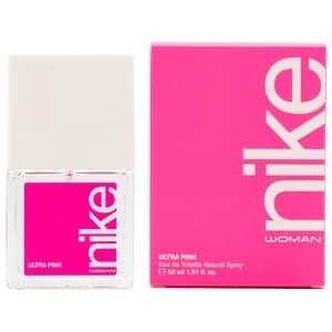 Eau de toilette para mujer con vaporizador en spray NIKE Ultra pink 30 ml.