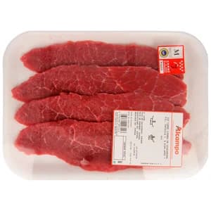 Filetes de tapilla de 1ª A de añojo IGP Carne de la sierra de Guadarrama, especiales para plancha o freir