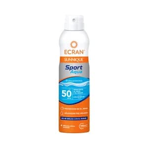 ECRAN Sport aqua Bruma solar protectora en spray con FPS 50 ( muy alto) 250 ml.