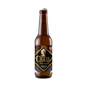 LA CIBELES Cerveza morena artesanal botella 33 cl.