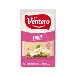 EL VENTERO Queso tierno light en lonchas 180 g.