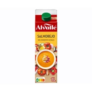 ALVALLE Salmorejo elaborado con ingredientes 100% naturales y aceite de oliva virgen extra ALVALLE 1 l.