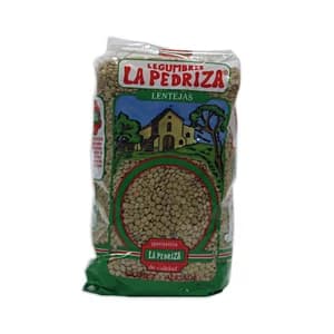 LA PEDRIZA Lentejas verdina LA PEDRIZA paquete de 1 kg.