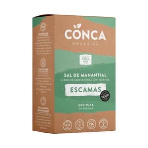 CONCA Sal en escamas blanca ecológica 125 g.