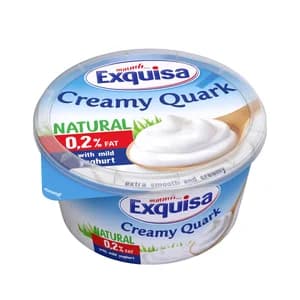 EXQUISA Queso natural cremoso quark 0.2% 500 g.