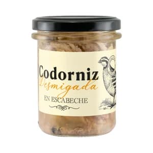 ALTA COCINA Codorniz desmigada en escabeche - Tarro 100g.