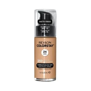 REVLON Colorstay Tono 350 Rich tan Base de maquillaje líquida y de larga duración, para pieles mixtas a grasas.