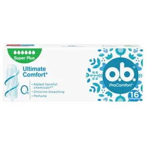 O.B. Pro comfort Tampones super plus 16 uds