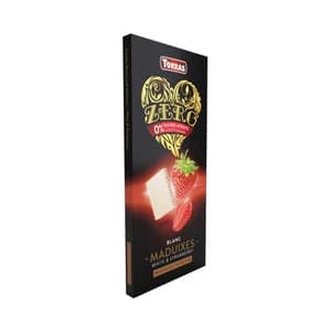 TORRAS Chocolate blanco sin azúcares añadidos 125 g.
