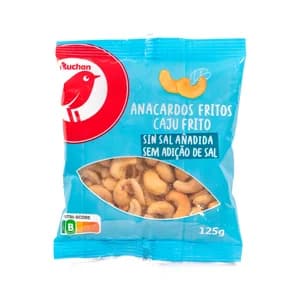 PRODUCTO ALCAMPO Anacardos fritos sin sal añadida 125 g.