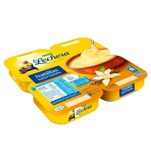 LA LECHERA Natillas con sabor a vainilla, sin conservantes LA LECHERA de Nestlé 4 x 115 g.