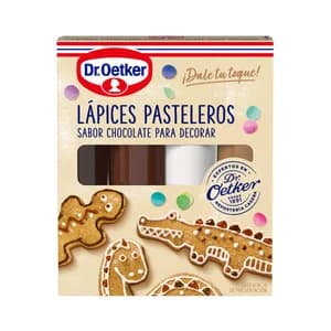 DR. OETKER Lápices pasteleros sabor chocolate, DOCTOR OETKER, caja de 59 g.