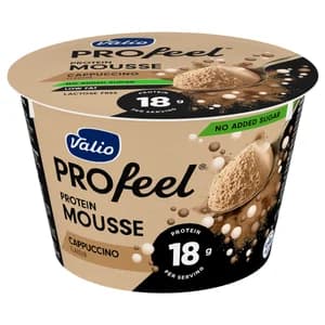 VALIO Profeel Mousse de capuccino sin azúcares añadidos y con alto contenido en proteínas (18 g) 150 g.