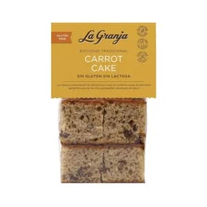 LA GRANJA Bizcocho de zanahoria con nueces sin gluten 350 g.