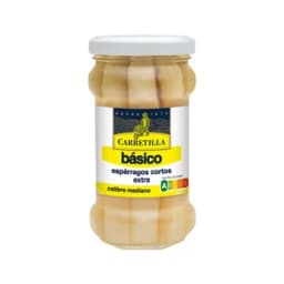 CARETILLA Espárragos cortos extras frasco 110 g .