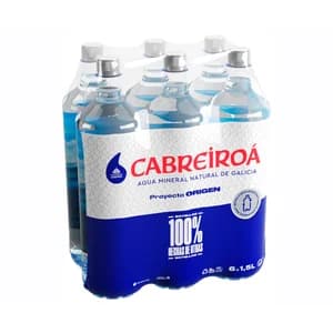 CABREIROA Agua mineral pack de 6 uds. x 1,5 l.