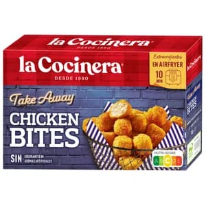 LA COCINERA Take away Bolitas de pollo con empanado crujiente de maíz 250 g.