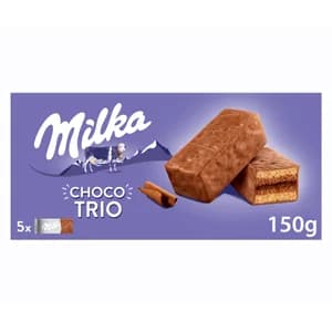 MILKA Pastelito relleno de chocolate 150 g.