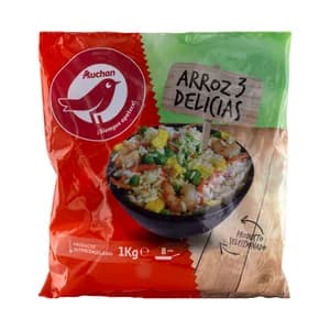 AUCHAN Arroz tres delicias 1 kg Producto Alcampo.