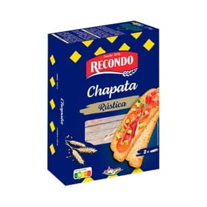 RECONDO Pan tostado tipo chapata 180 g.