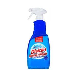 DISICLIN Limpiador multiusos y cristales, con secado rápido, 750 ml.