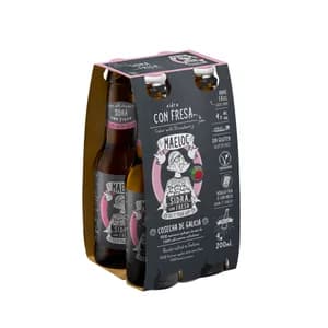 MAELOC Sidra con fresas 4 x 20 cl.