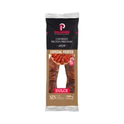 PALACIOS Chorizo dulce receta original, especial para picoteo PALACIOS 450 g.