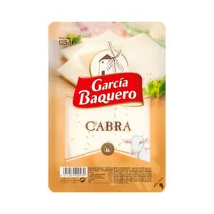 GARCÍA BAQUERO Queso de cabra en lonchas GARCÍA BAQUERO 125 g.
